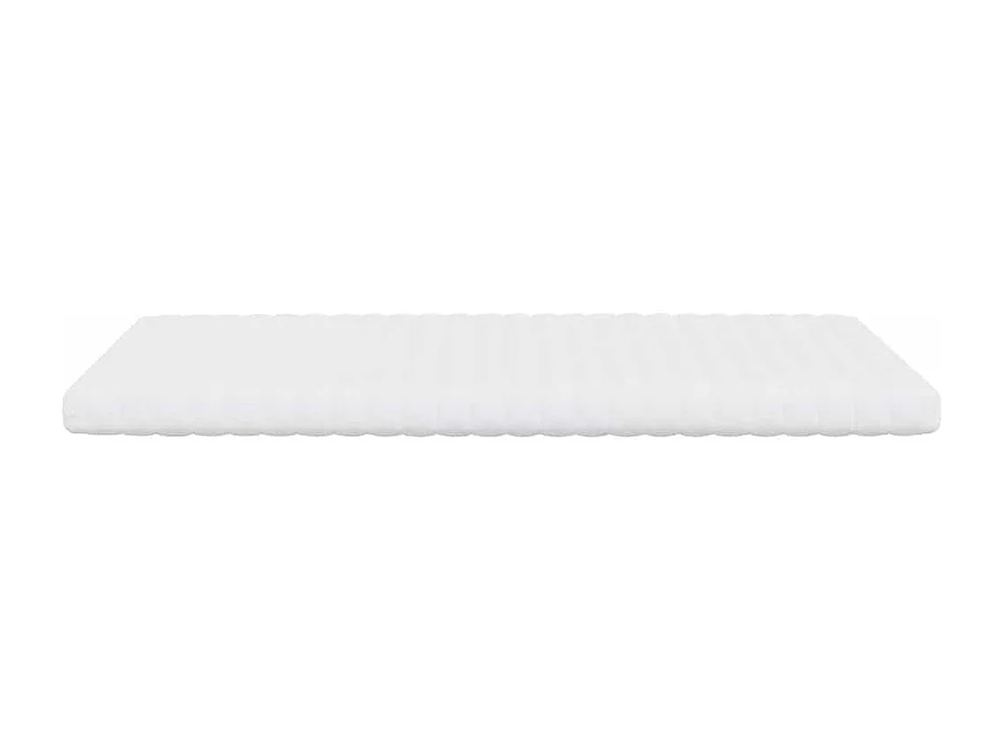 Matelas en mousse blanc 120x210 cm 7 zones dureté 20 ILD