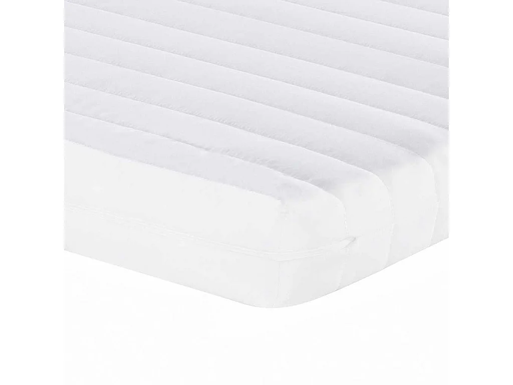 Matelas en mousse blanc 120x210 cm 7 zones dureté 20 ILD