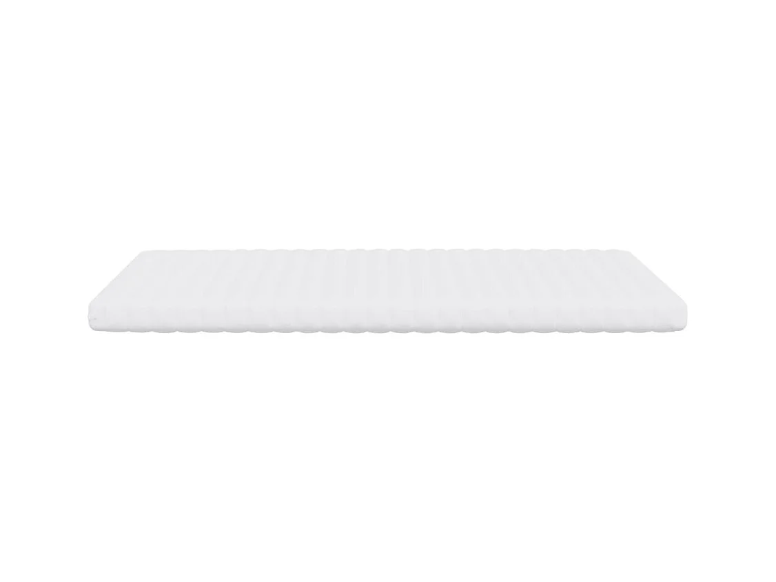 Matelas en mousse blanc 140x220 cm 7 zones dureté 20 ILD