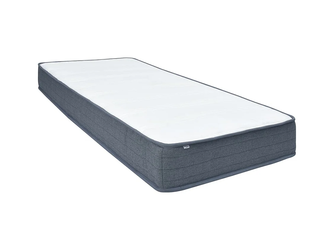 Matelas de sommier à lattes 190x90x20 cm mi-doux tissu