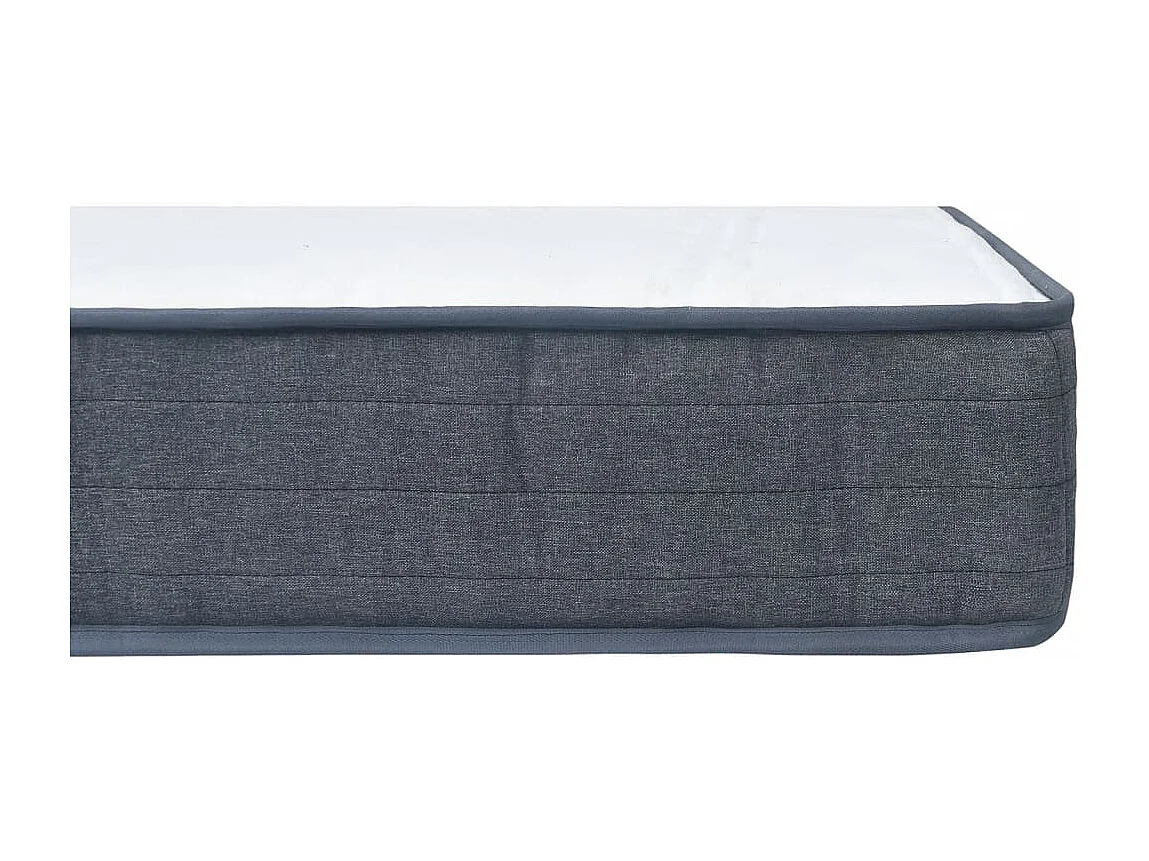 Matelas de sommier à lattes 190x90x20 cm mi-doux tissu