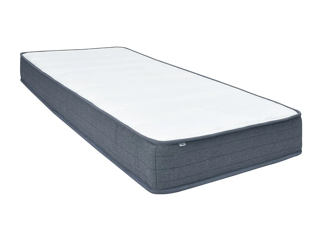 Matelas de sommier à lattes 190x90x20 cm mi-doux tissu