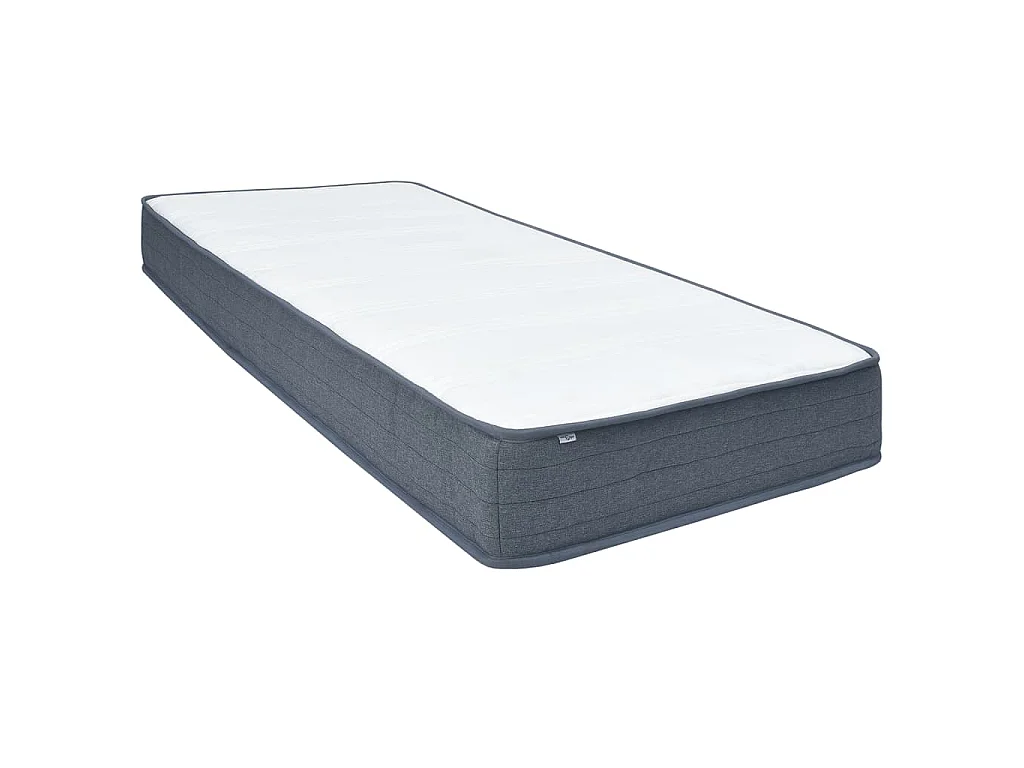 Matelas de sommier à lattes 190x90x20 cm mi-doux tissu