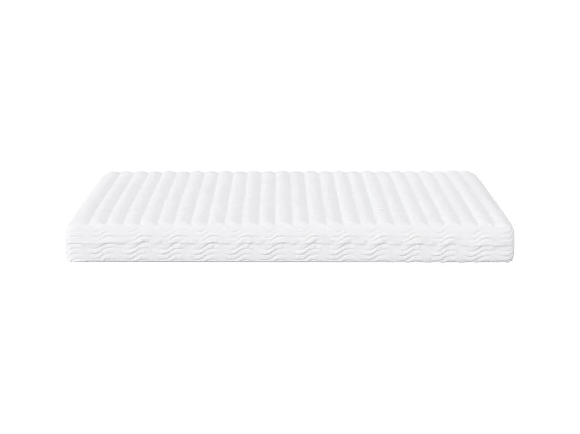Matelas en mousse blanc 160x210 cm dureté H2 H3