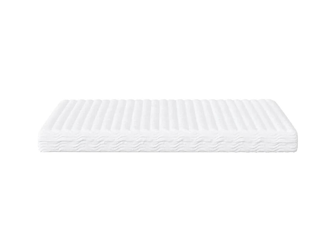 Matelas en mousse blanc 160x210 cm dureté H2 H3