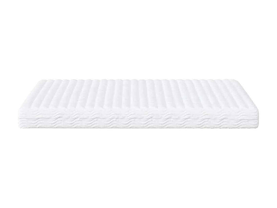 Matelas en mousse blanc 160x210 cm dureté H2 H3