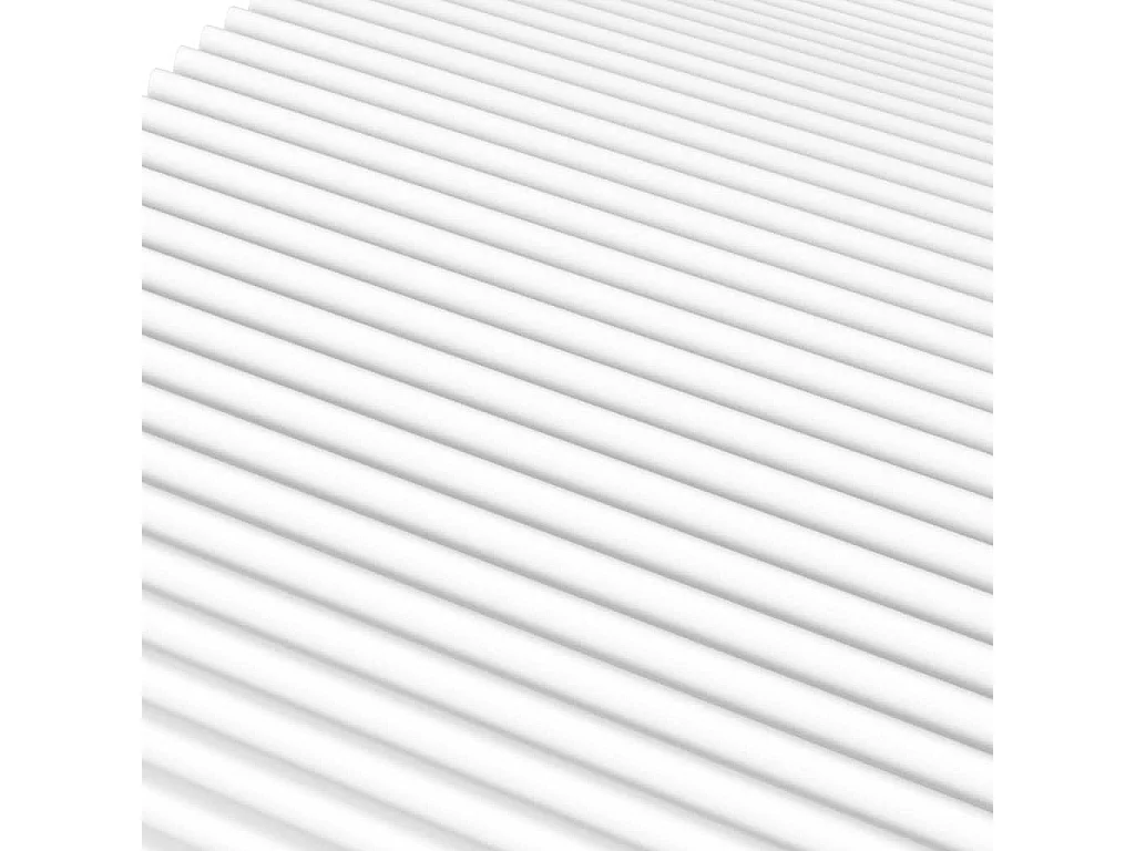 Matelas en mousse blanc 160x210 cm dureté H2 H3