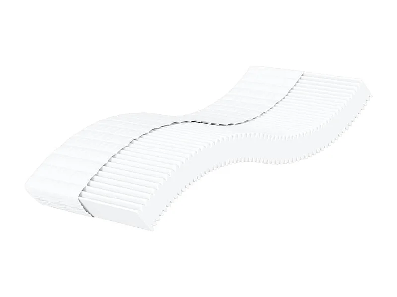 Matelas en mousse blanc 100x220 cm dureté H2 H3