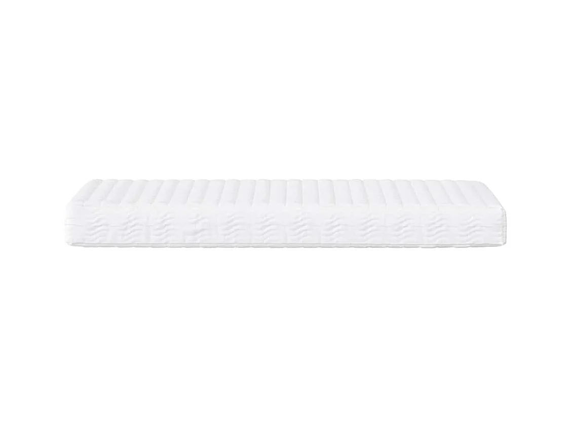 Matelas en mousse blanc 100x220 cm dureté H2 H3