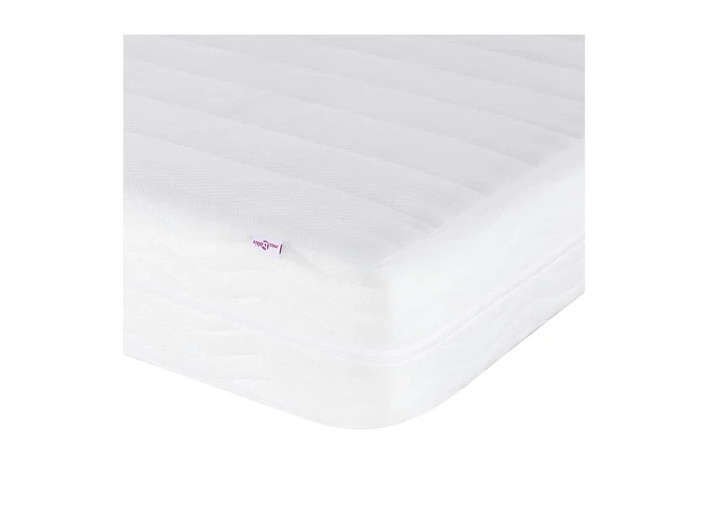 Matelas en mousse blanc 100x220 cm dureté H2 H3
