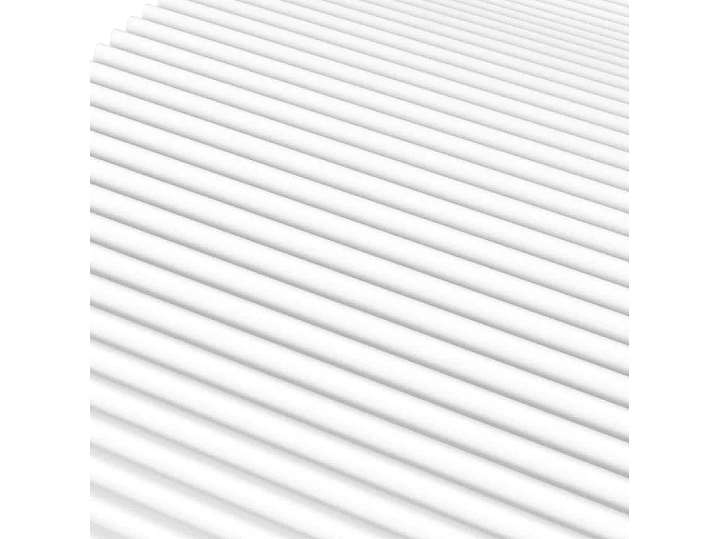 Matelas en mousse blanc 100x220 cm dureté H2 H3