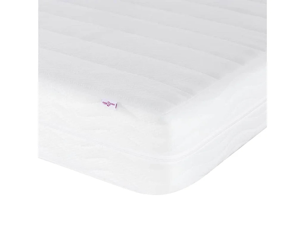 Matelas en mousse blanc 100x220 cm dureté H2 H3