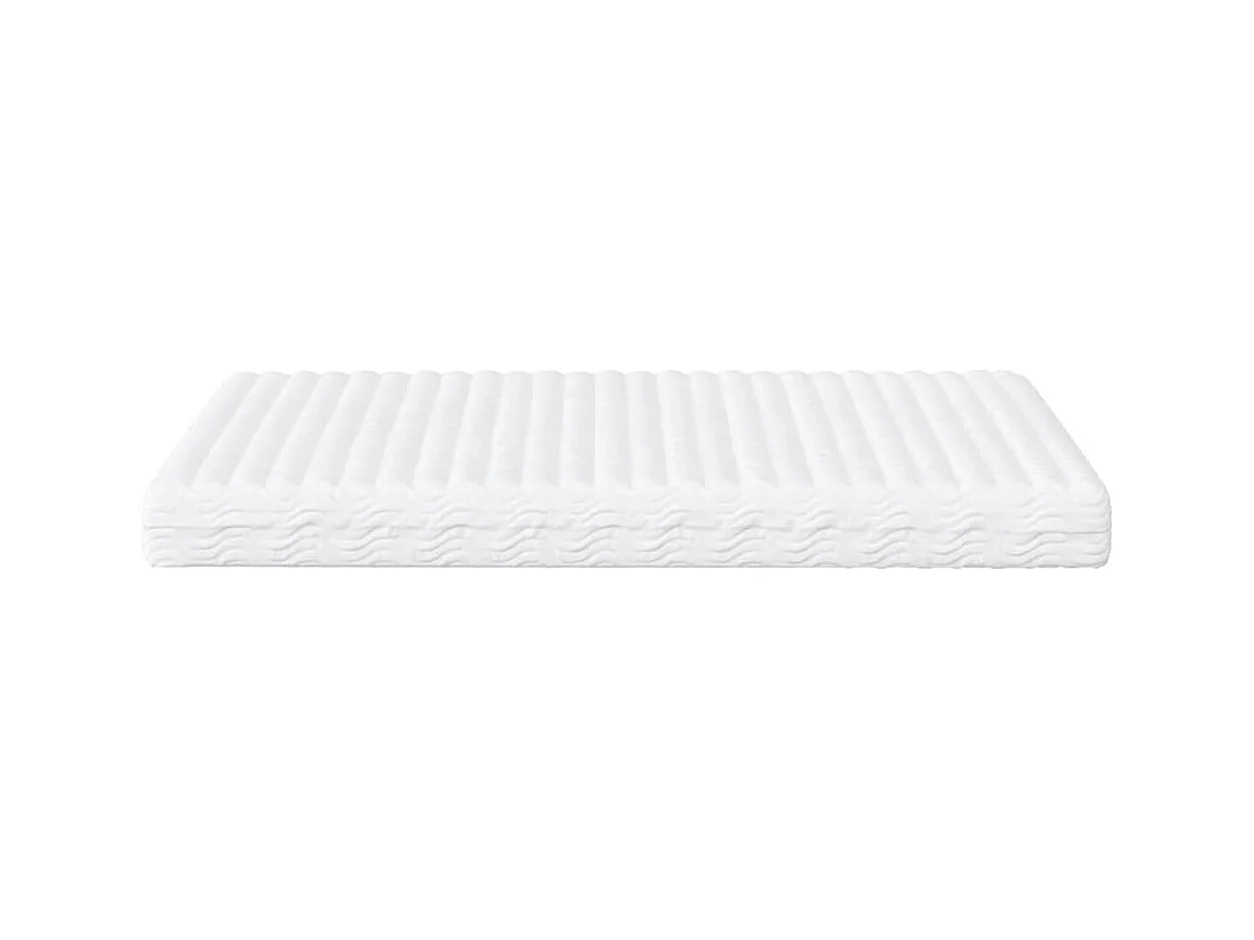 Matelas en mousse blanc 180x210 cm dureté H2 H3