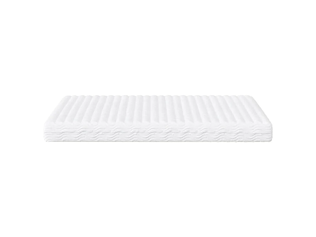 Matelas en mousse blanc 180x210 cm dureté H2 H3