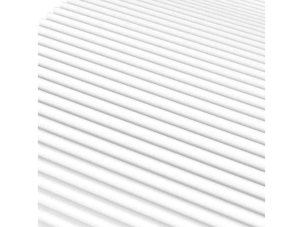 Matelas en mousse blanc 180x210 cm dureté H2 H3
