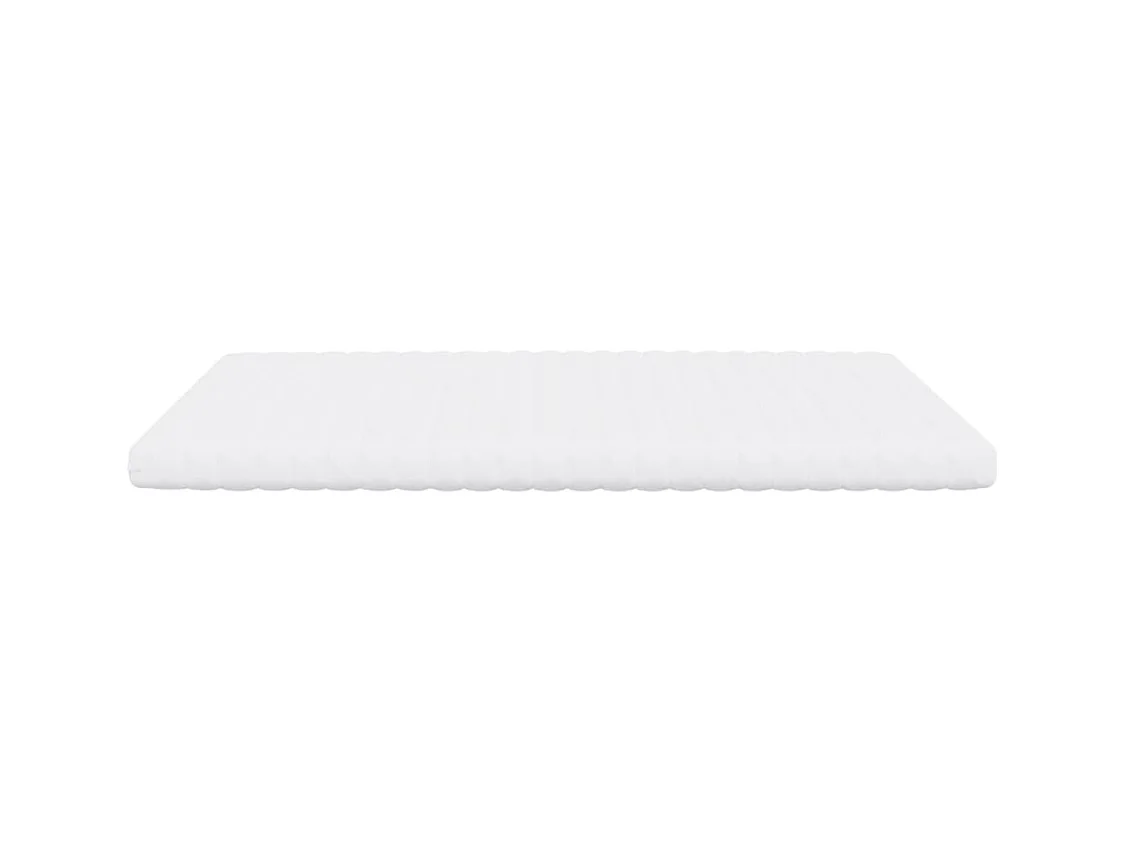 Matelas en mousse blanc 200x220 cm 7 zones dureté 20 ILD