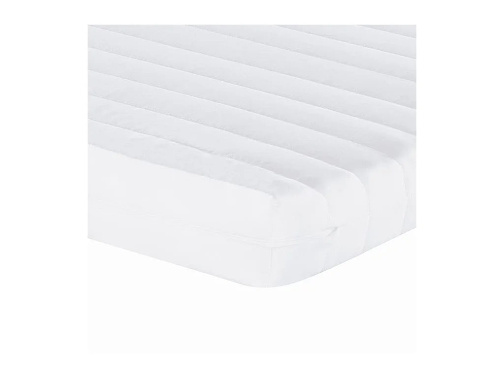 Matelas en mousse blanc 200x220 cm 7 zones dureté 20 ILD