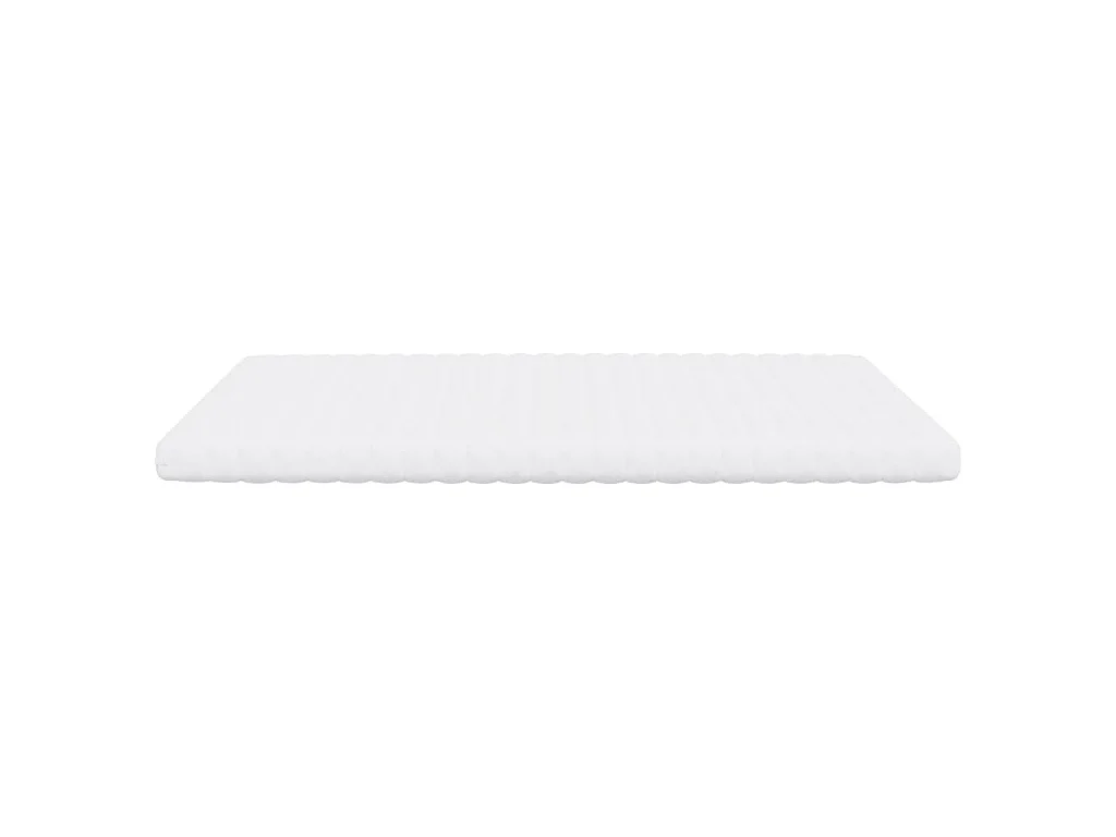 Matelas en mousse blanc 200x220 cm 7 zones dureté 20 ILD