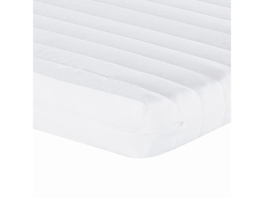 Matelas en mousse blanc 200x220 cm 7 zones dureté 20 ILD