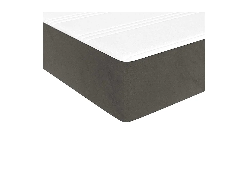 Matelas de lit à ressorts ensachés 80x210x20 cm velours