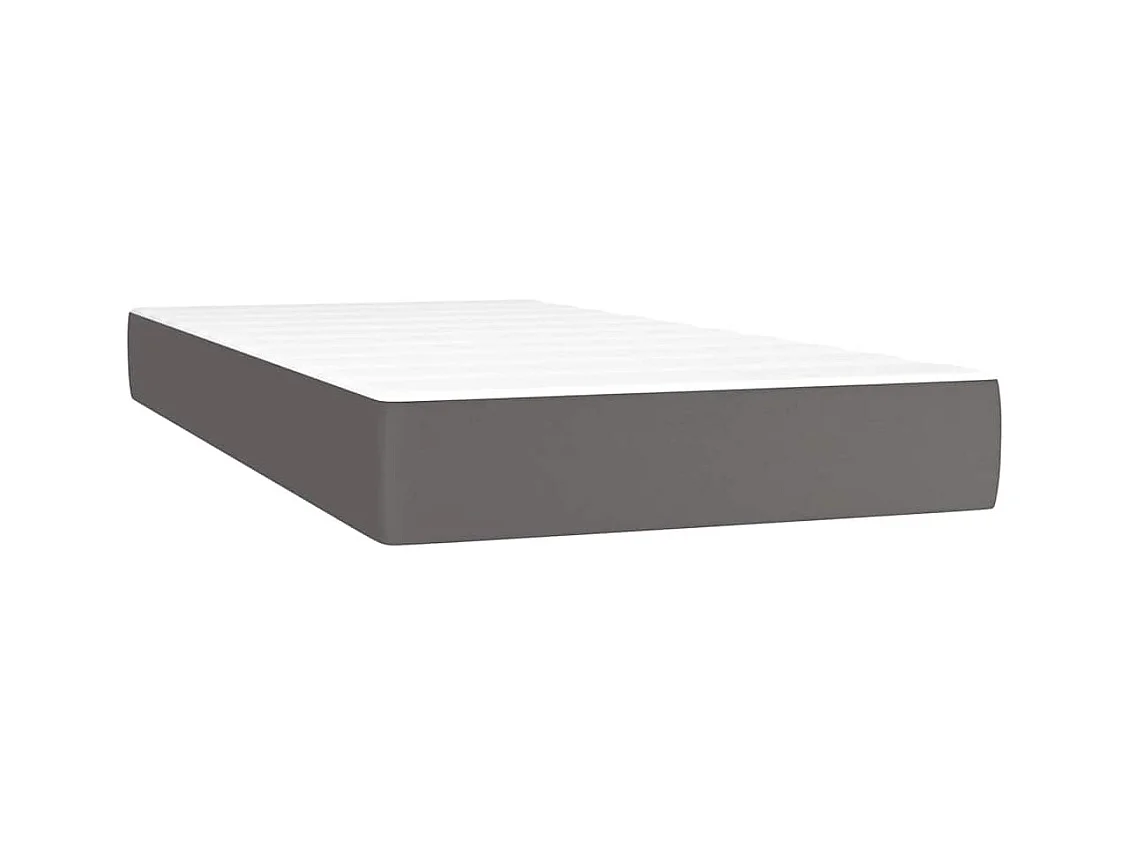 Matelas à ressorts ensachés pour enfants 80x160 cm similicuir