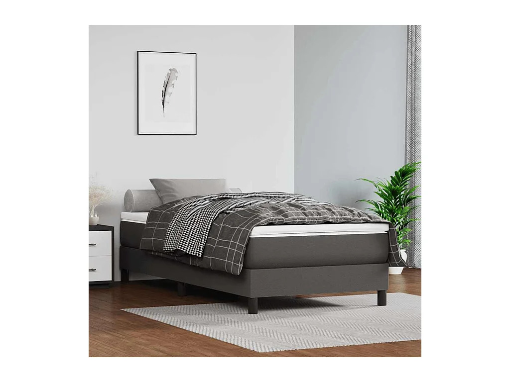 Matelas à ressorts ensachés pour enfants 80x160 cm similicuir
