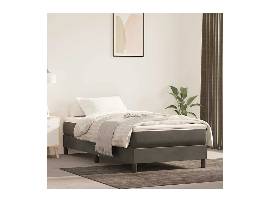 Matelas à ressorts ensachés pour enfants 80x160 cm velours