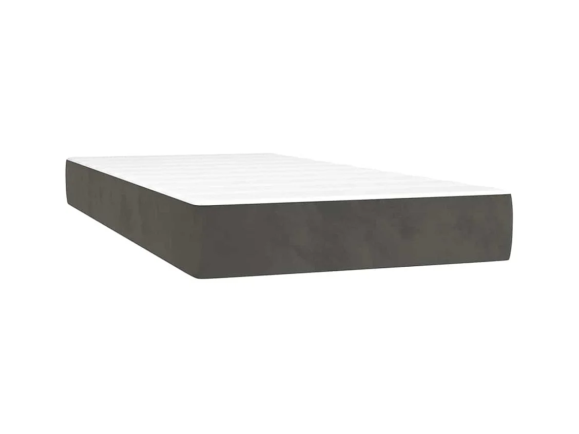 Matelas à ressorts ensachés pour enfants 80x160 cm velours