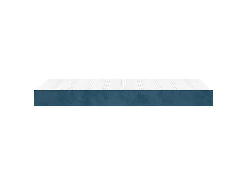 Matelas à ressorts ensachés 90 x 210 cm Bleu foncé