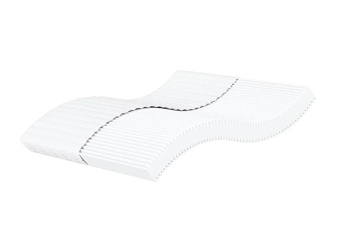 Matelas en mousse blanc 200x220 cm dureté H2 H3