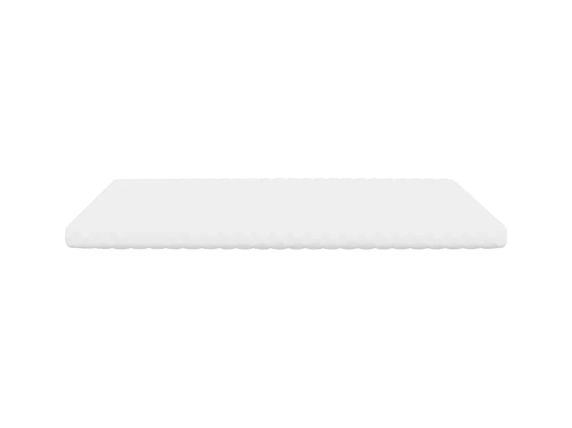 Matelas en mousse blanc 160x210 cm 7 zones dureté 20 ILD
