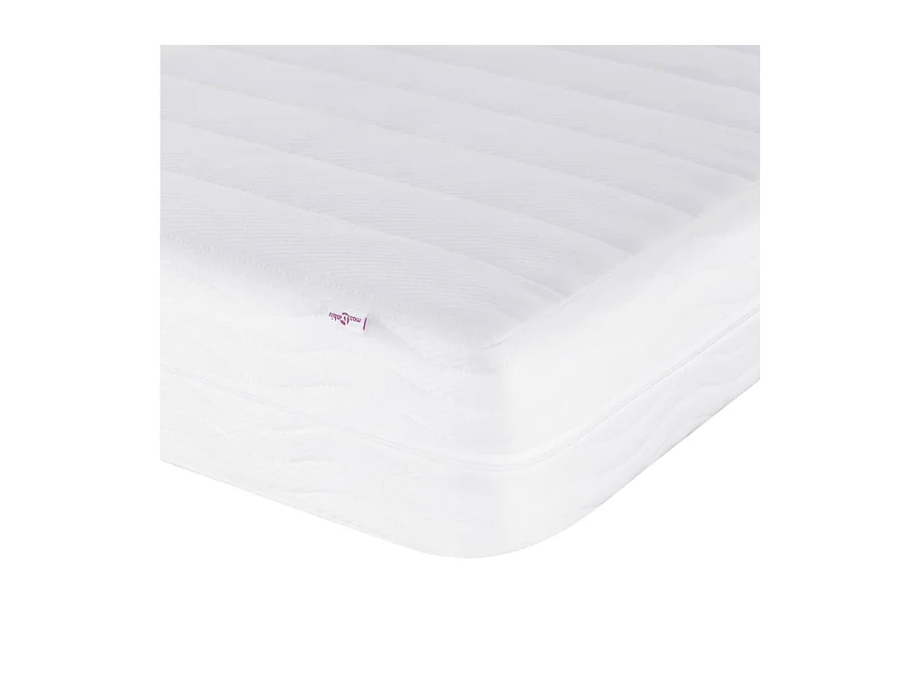 Matelas en mousse blanc 90x220 cm dureté H2 H3
