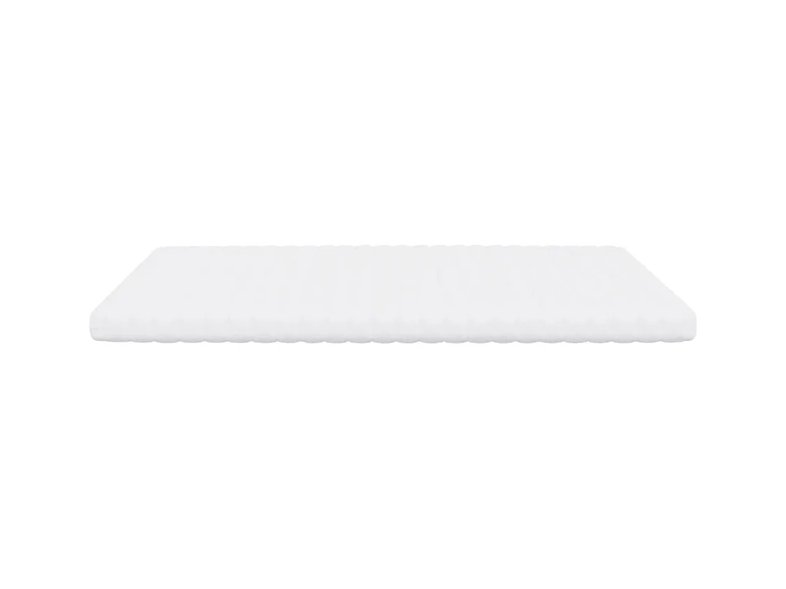 Matelas en mousse blanc 180x220 cm 7 zones dureté 20 ILD