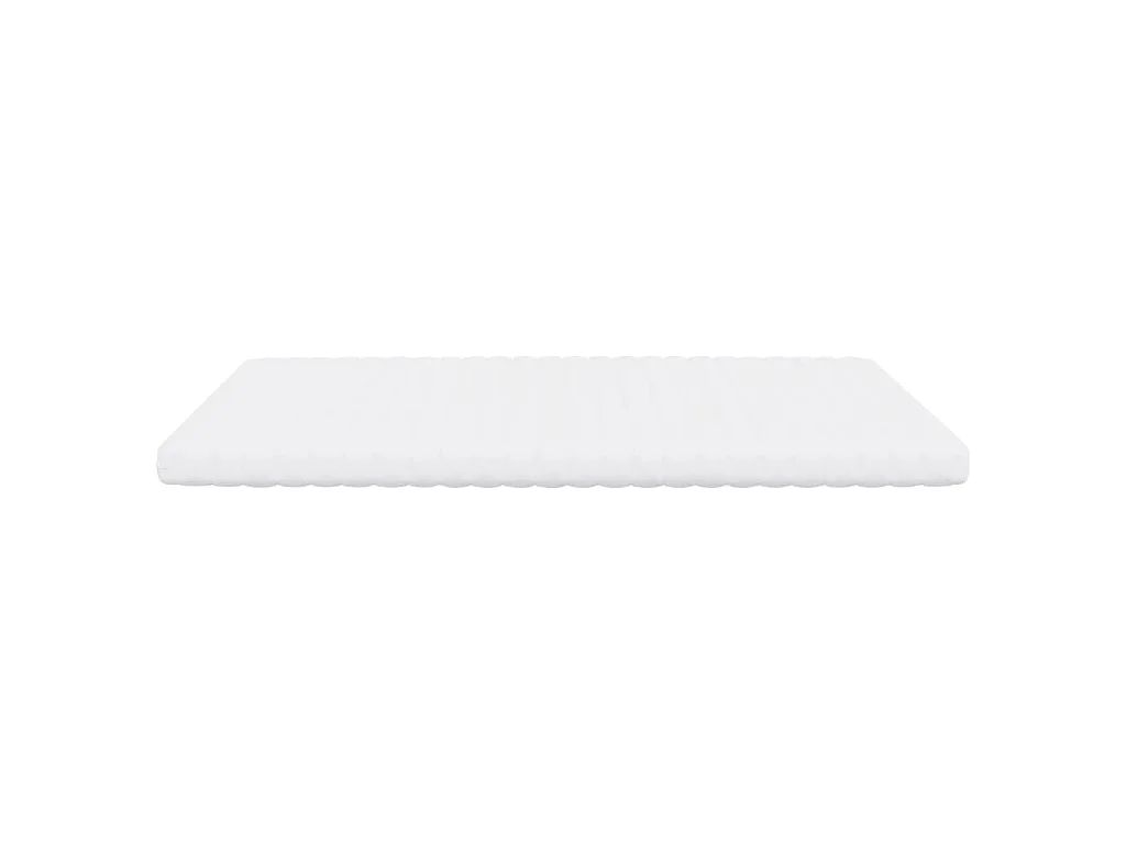 Matelas en mousse blanc 180x220 cm 7 zones dureté 20 ILD