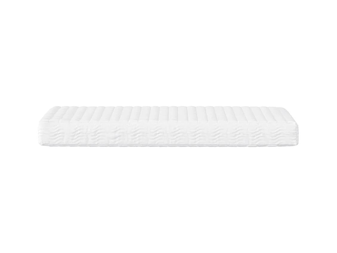 Matelas en mousse blanc 90x210 cm dureté H2 H3