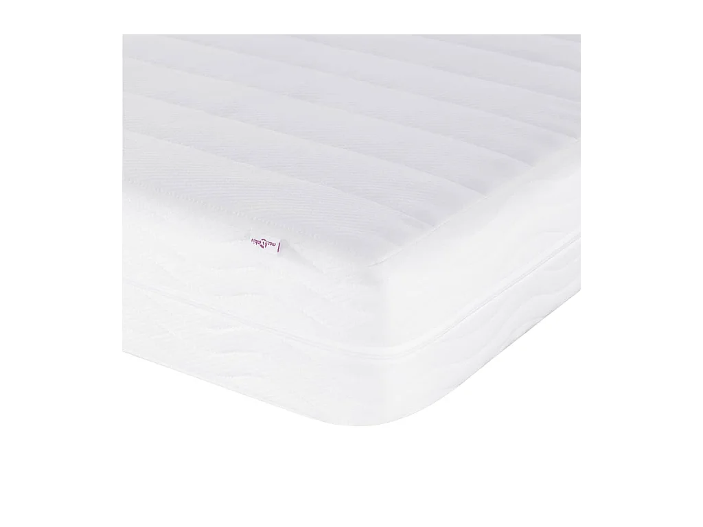 Matelas en mousse blanc 100x210 cm dureté H2 H3
