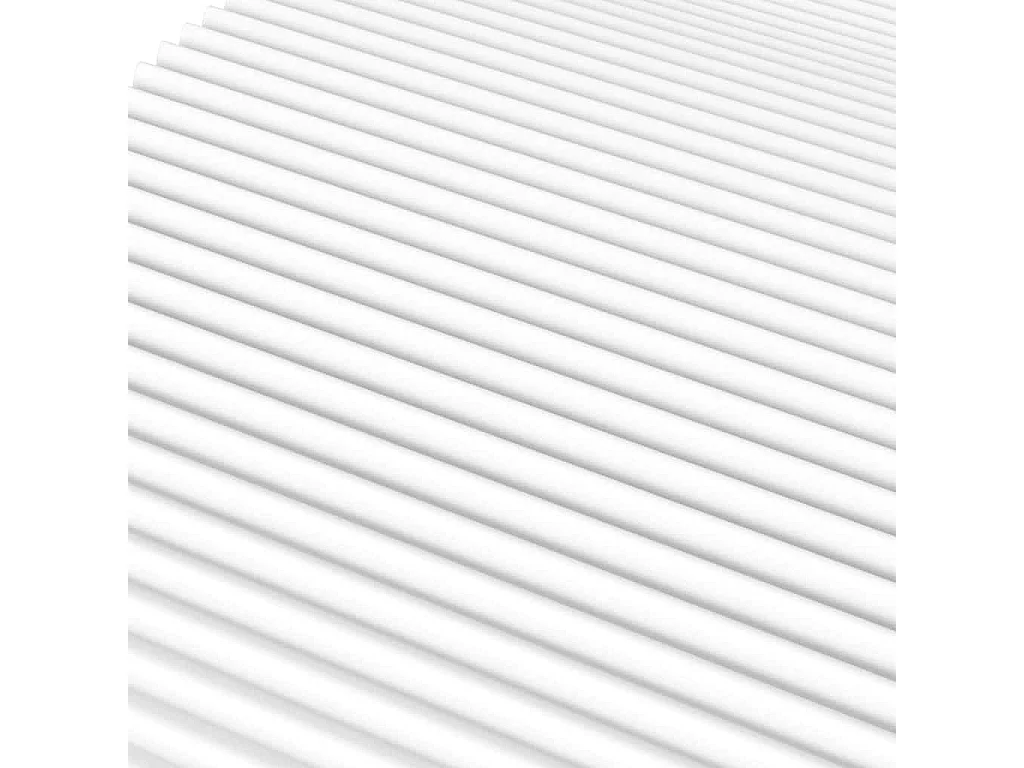 Matelas en mousse blanc 120x210 cm dureté H2 H3