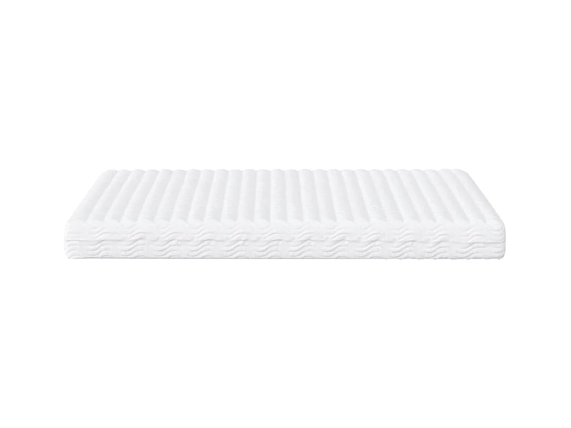 Matelas en mousse blanc 160x220 cm dureté H2 H3