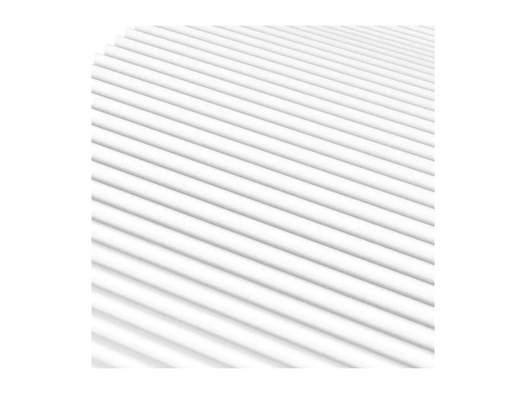 Matelas en mousse blanc 160x220 cm dureté H2 H3