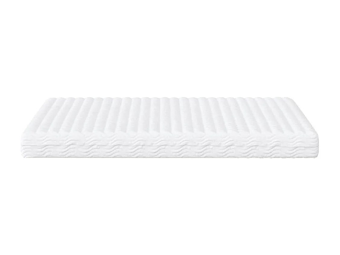 Matelas en mousse blanc 160x220 cm dureté H2 H3