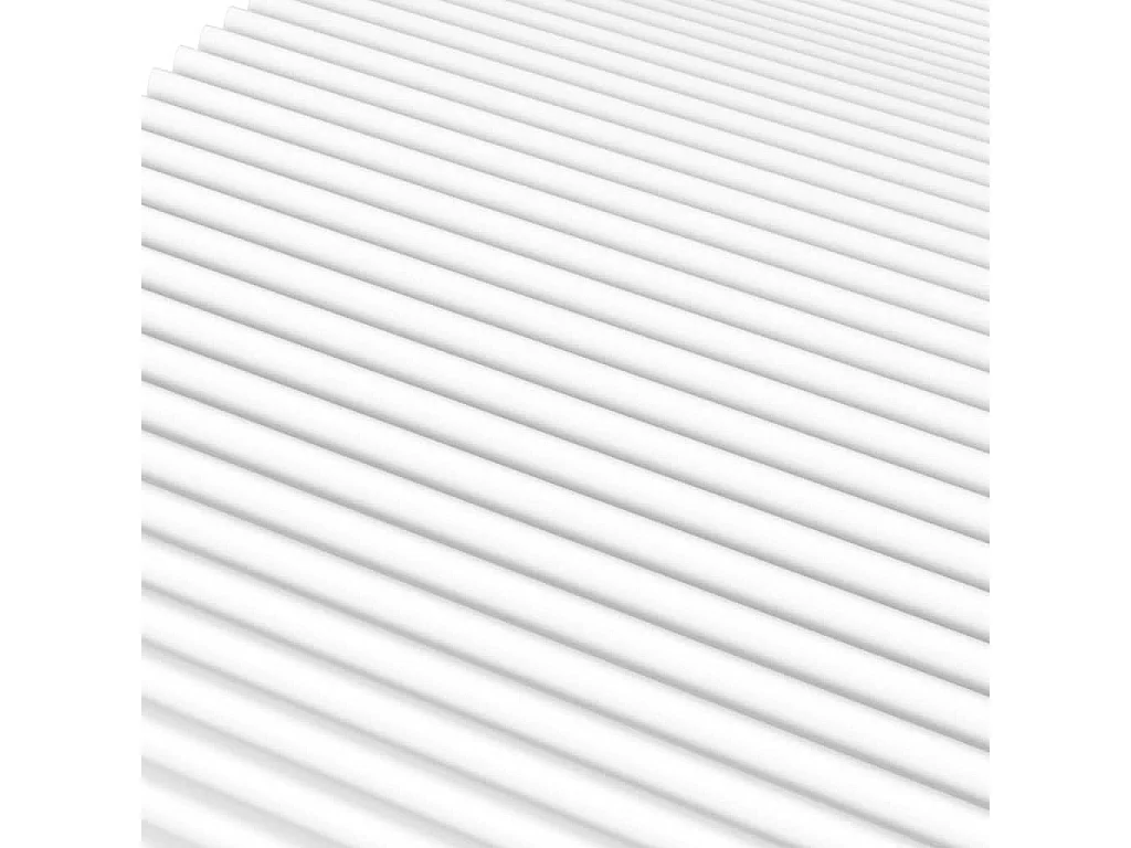 Matelas en mousse blanc 160x220 cm dureté H2 H3
