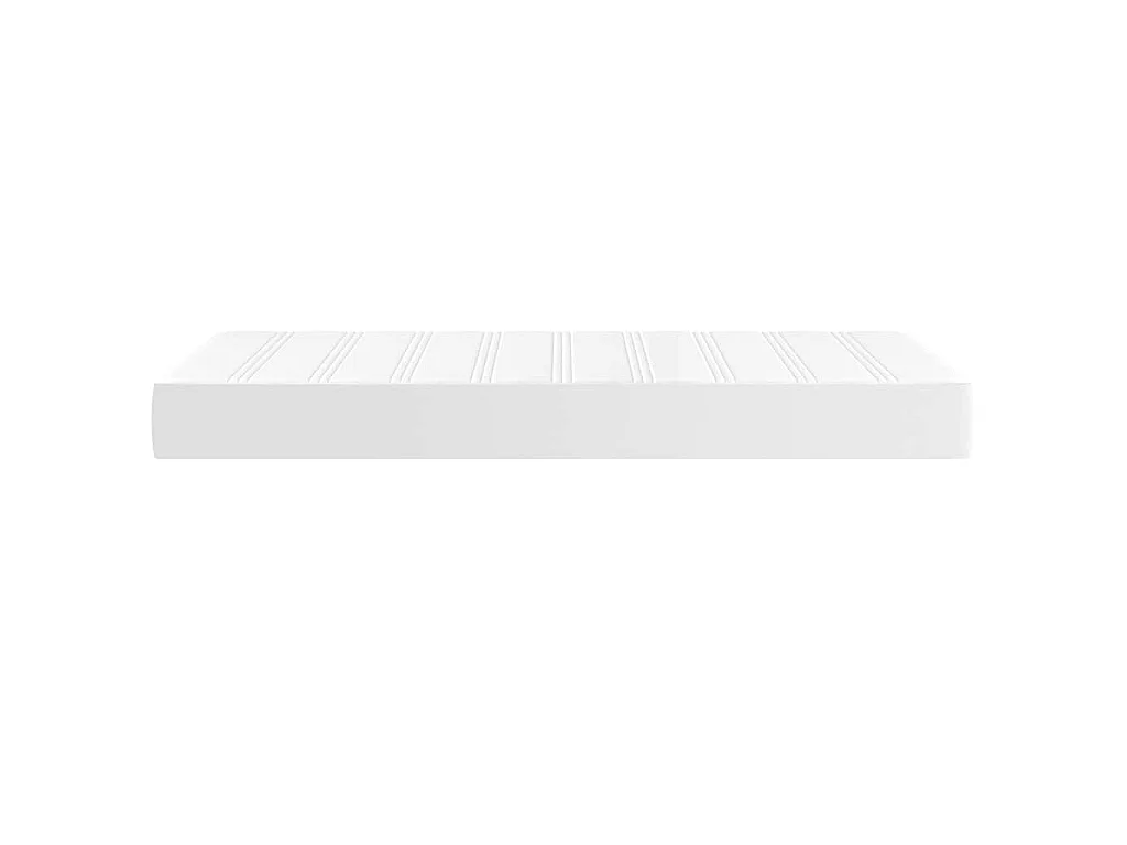 Matelas à ressorts ensachés pour enfants fermeté moyenne 80x160 cm similicuir