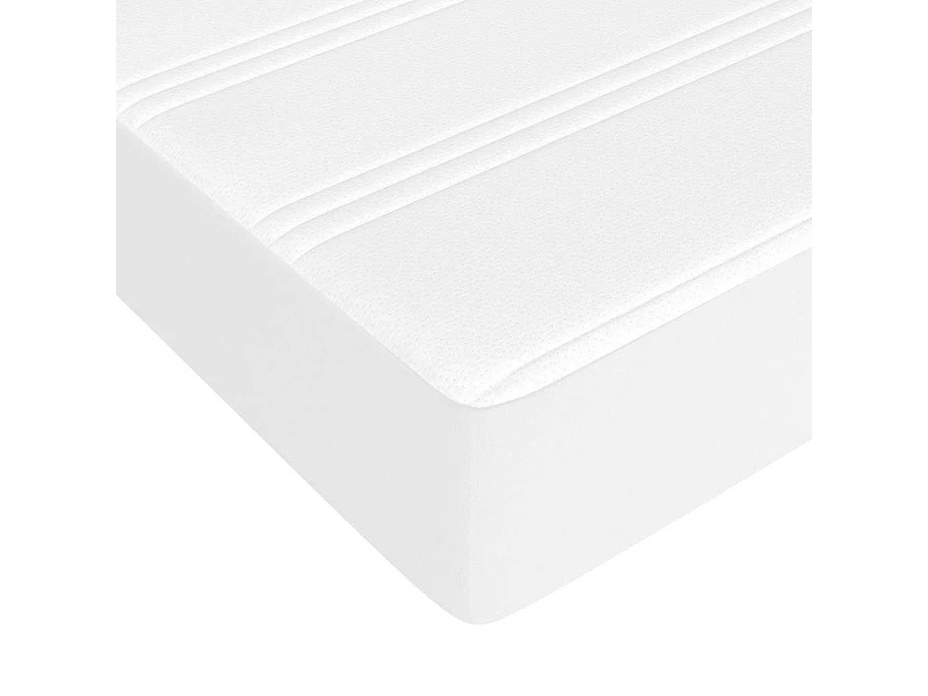 Matelas à ressorts ensachés pour enfants fermeté moyenne 80x160 cm similicuir