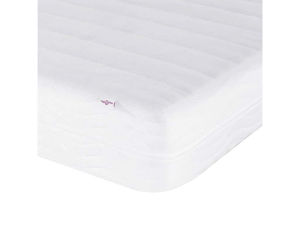 Matelas en mousse blanc 80x220 cm dureté H2 H3