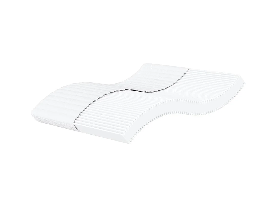 Matelas en mousse blanc 200x210 cm dureté H2 H3