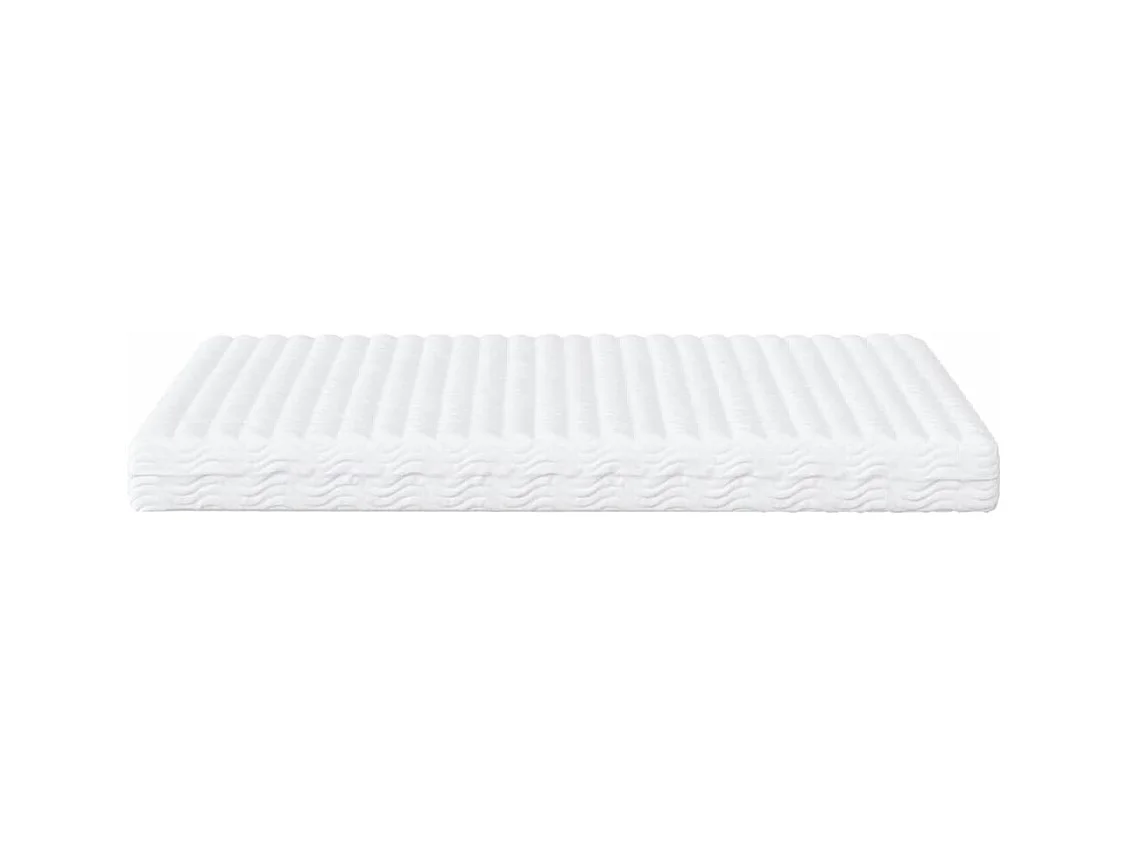 Matelas en mousse blanc 200x210 cm dureté H2 H3
