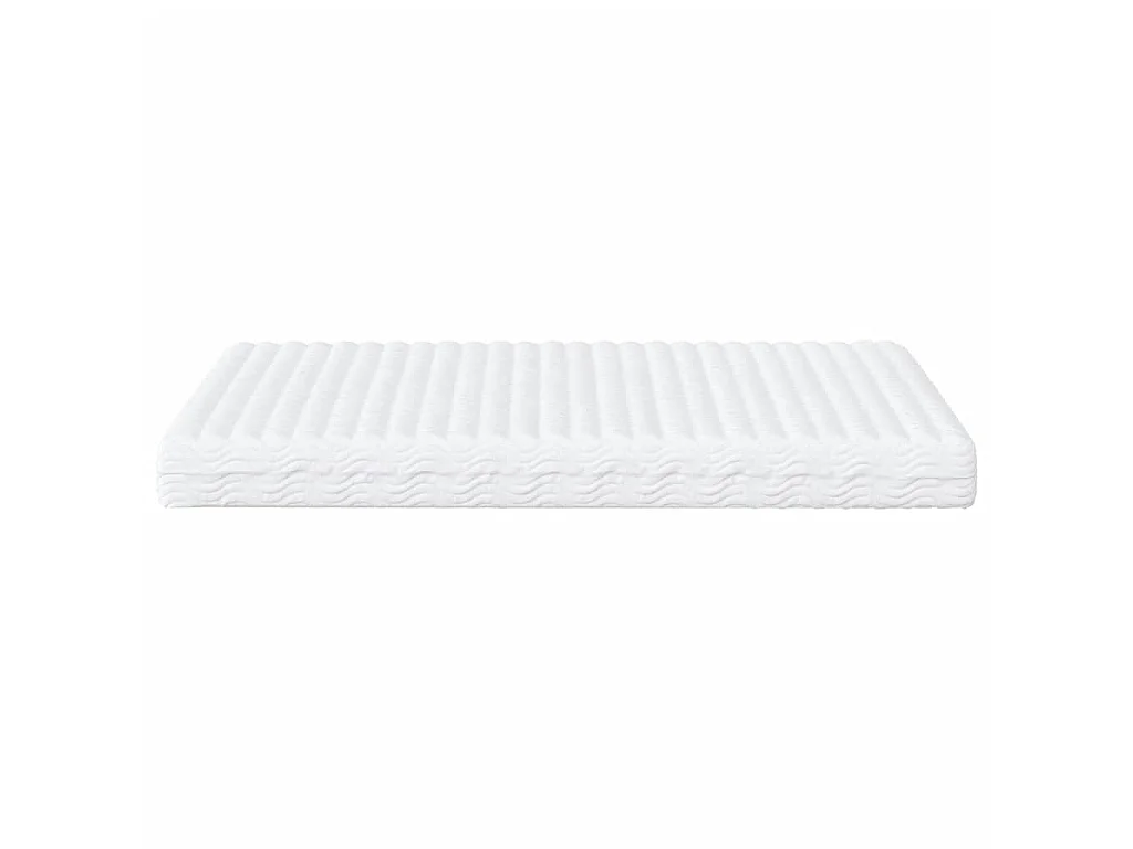 Matelas en mousse blanc 200x210 cm dureté H2 H3