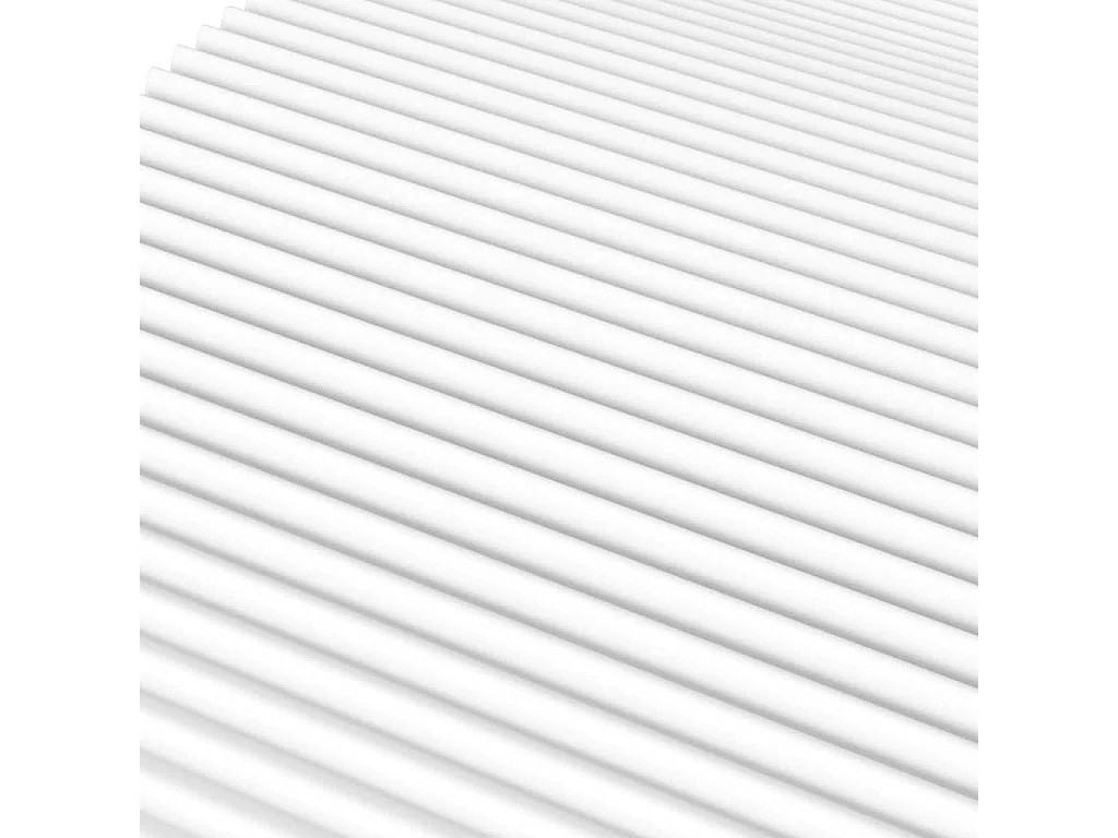 Matelas en mousse blanc 200x210 cm dureté H2 H3