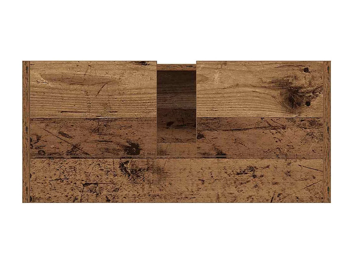 Cabinet de salle de bain avec porte Bois Ancien 80 x 33 x 60 cm