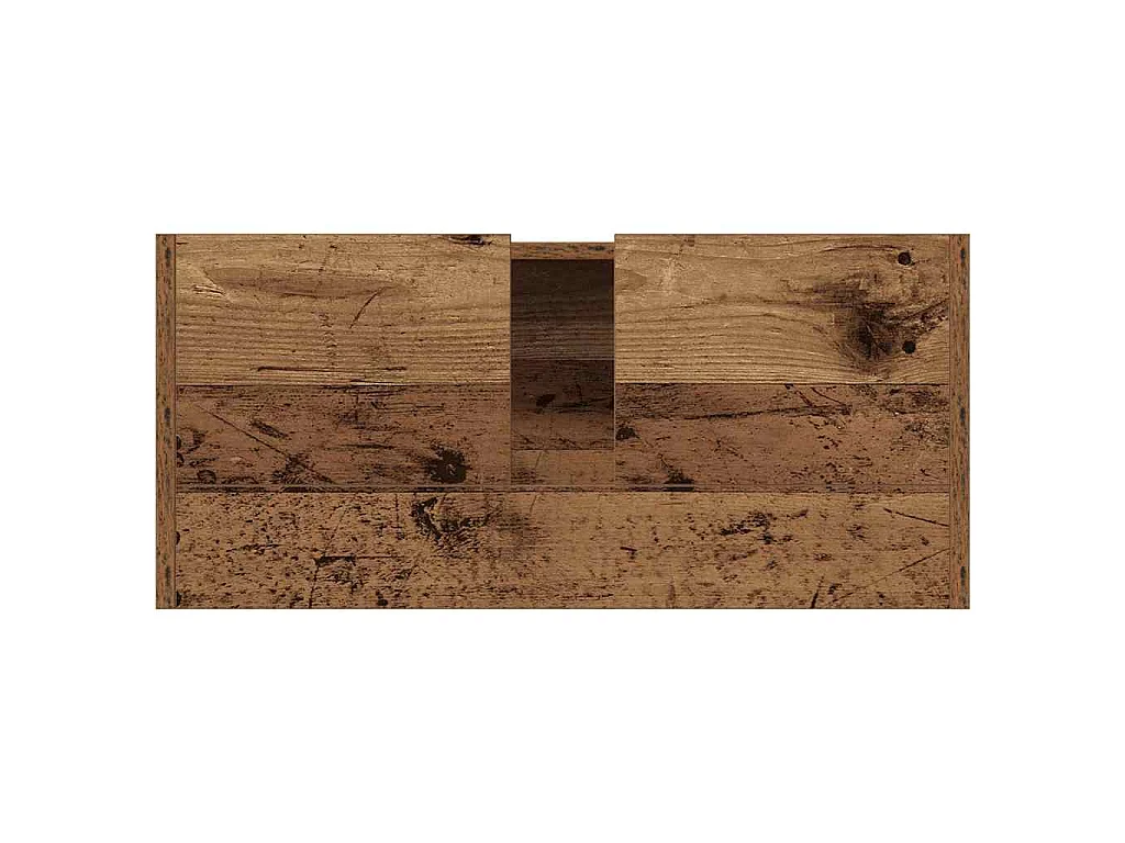 Cabinet de salle de bain avec porte Bois Ancien 80 x 33 x 60 cm